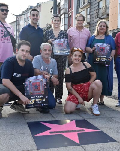 Estrella en honor a Raúl Alegría en el Paseo de la Fama de Tetuán