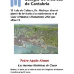Las huertas históricas de Cueto: charla de Pedro Agudo en Santander
