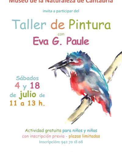 Taller de pintura para niños y niñas