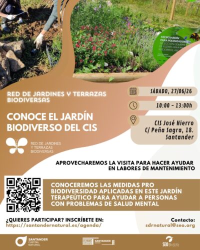 Jornada de voluntariado en el jardín biodiverso del CIS
