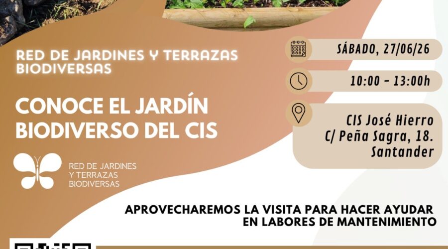 Jornada de voluntariado en el jardín biodiverso del CIS