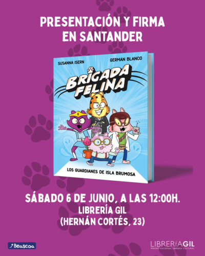 Presentación de Brigada Felina en Librería Gil