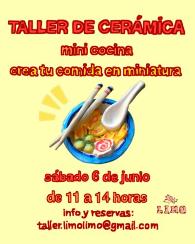 Taller de cerámica: crea tu comida en miniatura