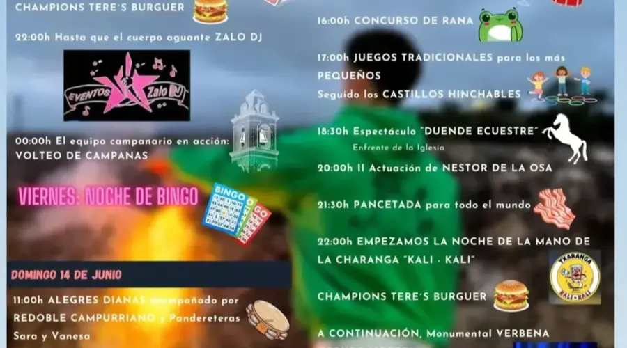 Fiestas de Salces San Antonio 2026 en Campoo de Suso