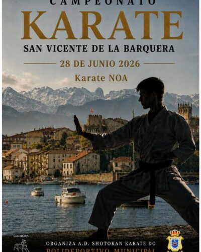 Campeonato de Karate DOA en Polideportivo Municipal, San Vicente de la Barquera