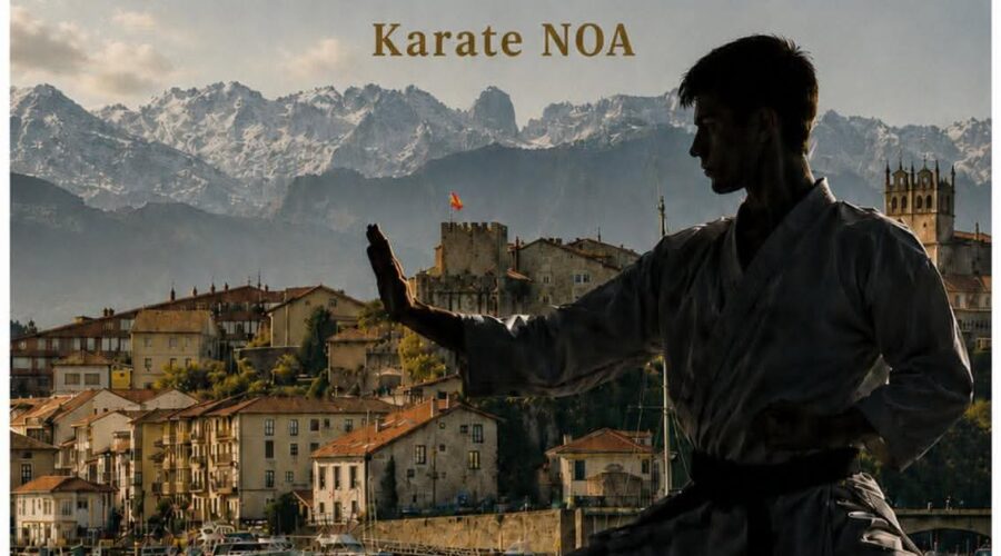 Campeonato de Karate DOA en Polideportivo Municipal, San Vicente de la Barquera