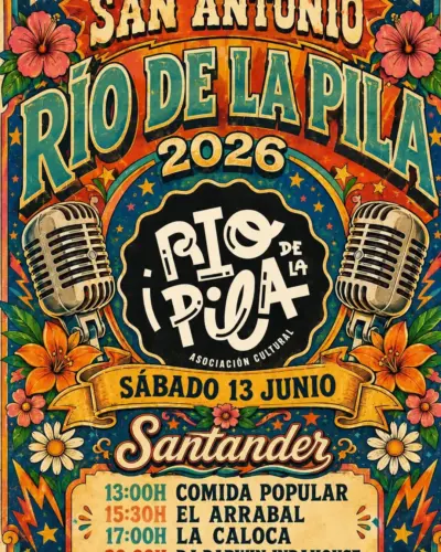 Festival San Antonio 2026 en Río de la Pila, Santander