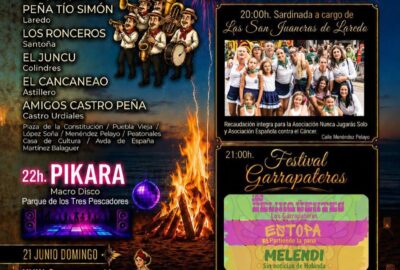 Festival de San Juan 2026 en Laredo: Charangas, Tributos y Hoguera