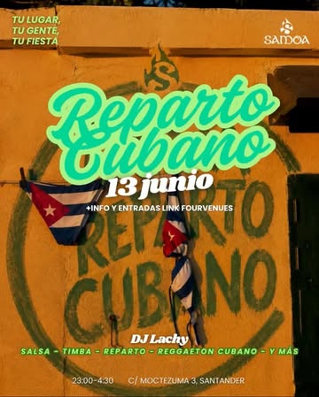Fiesta Reparto Cubano en Samoa, Santander