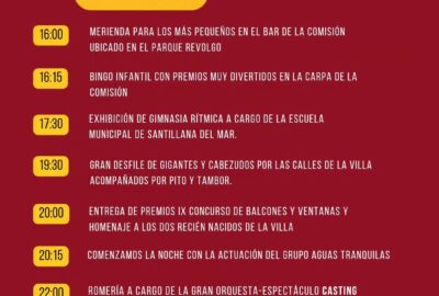 Fiestas de Santa Juliana en Santillana del Mar, 26 de junio 2026