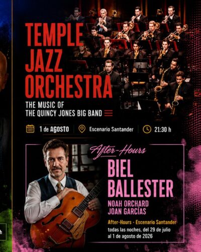 Temple Jazz Orchestra en directo en Escenario Santander