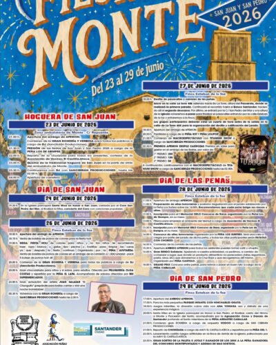 Fiestas de San Juan y San Pedro 2026 en Monte, Santander