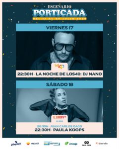 Conciertos Escenario Porticada 2026  – Semana Grande Santander