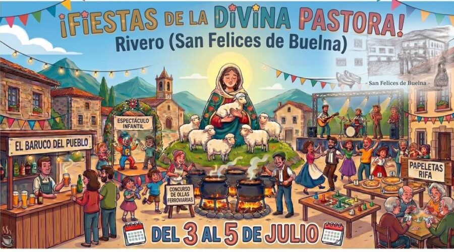 Fiestas de la Divina Pastora en El Baruco del Pueblo, San Felices