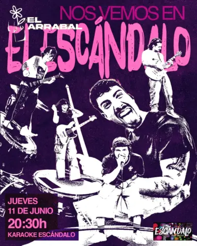 Concierto de El Arrabal en El Escándalo