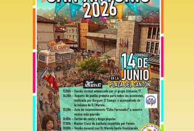 Fiestas de San Antonio 2026 en Plaza del Cantón, San Vicente de la Barquera
