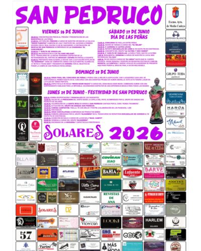Fiestas de San Pedruco 2026 en Solares, Cantabria