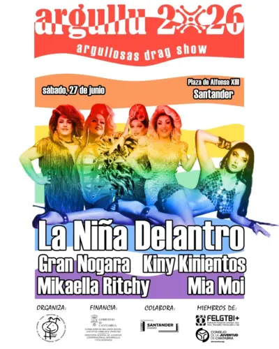 Argullosas Drag Show en Plaza de Alfonso XIII, Santander