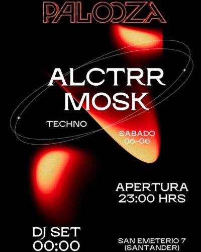 Noche de Techno en Palooza, Santander