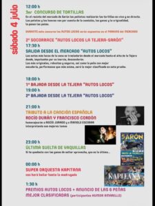 Fiestas del Socorro 2026 en Sarón: Vaquillas, Orquestas y Autos Locos