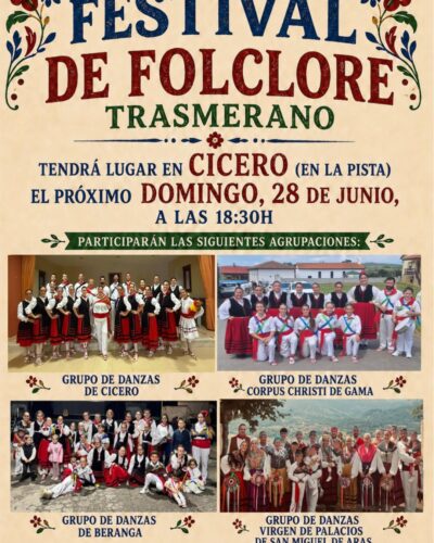 Festival de Folclore Trasmerano en Cicero 2026