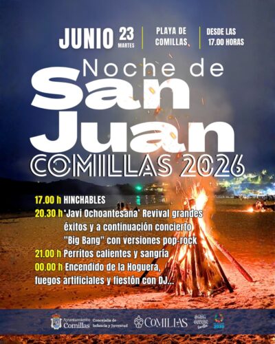 Fiesta de San Juan en Playa de Comillas, Comillas 2026