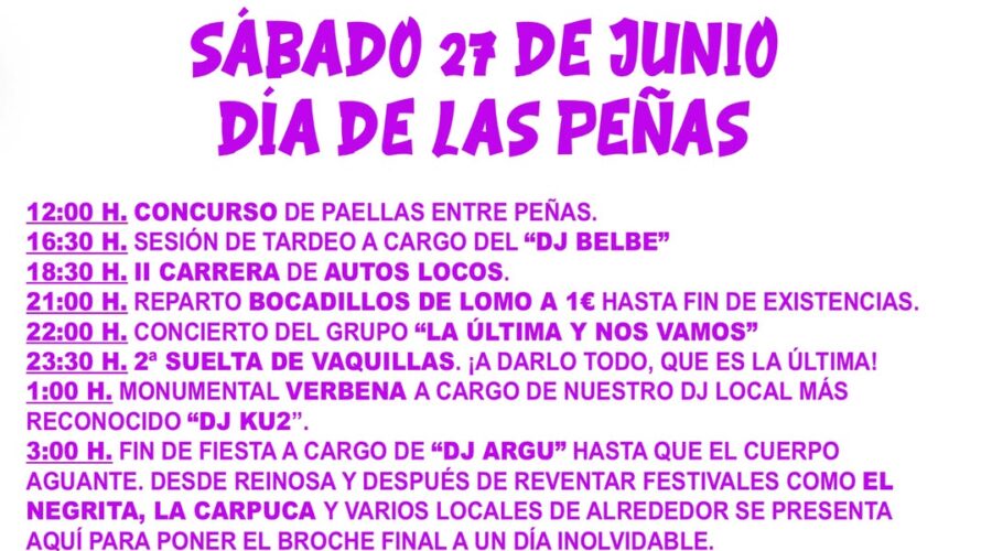 Fiestas de San Pedruco 2026 en Solares, Cantabria
