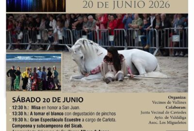 San Juan en Vallines con espectáculo ecuestre y verbena
