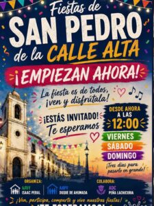 Fiestas San Pedro de la Calle Alta 2026 en Santander
