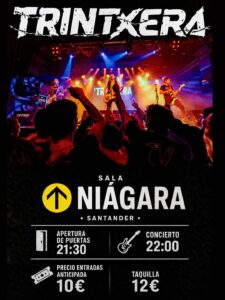 Concierto de Trintxera en Sala Niágara, Santander