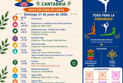Día Internacional del Yoga Cantabria en Aula Cultura de Suesa 2026