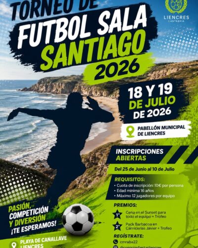 Torneo de Fútbol Sala de Santiago en Pabellón de Liencres