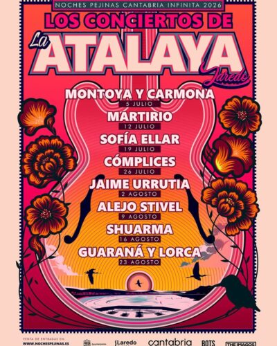 Conciertos de la Atalaya en Laredo, julio y agosto 2026