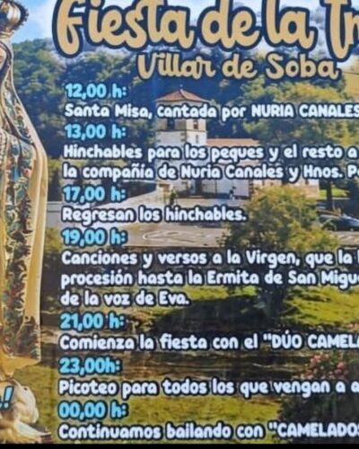 Fiesta de la Imagen 2026 en Villar de Soba, Cantabria