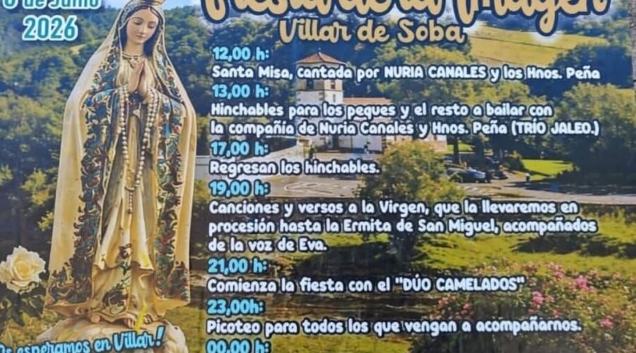 Fiesta de la Imagen 2026 en Villar de Soba, Cantabria