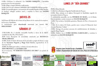 Fiestas de San Pedro 2026 en Carrejo y Santibáñez