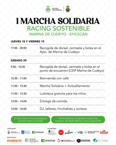 I Marcha Solidaria Racing Sostenible en Marina de Cudeyo