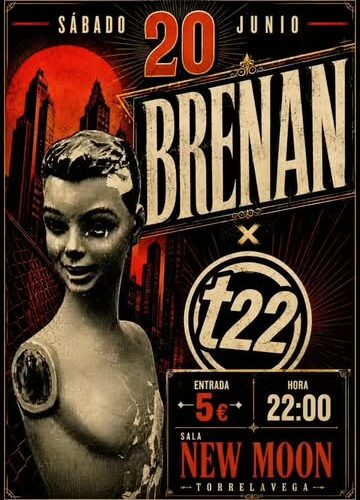 Concierto de Brenan y T22 en New Moon