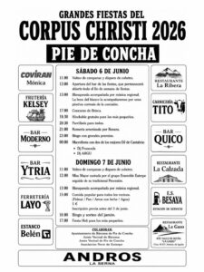 Fiestas del Corpus Christi 2026 en Bárcena de Pie de Concha