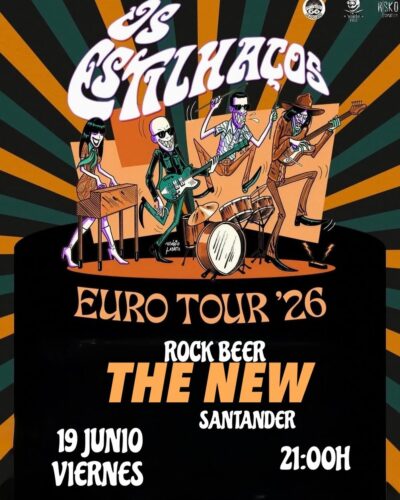 Os Estilhaços en directo en Rock Beer The New