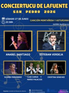 Fiestas de San Pedro 2026 en Lafuente, Lamasón