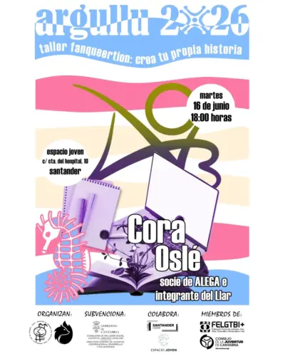 Taller Fanqueertion: crea tu propia historia en Espacio Joven Santander