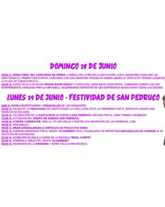 Fiestas de San Pedruco 2026 en Solares, Cantabria