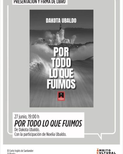 Presentación libro Por todo lo que fuimos en El Corte Inglés Santander