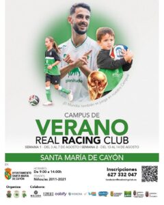 Campus de Verano Real Racing Club en Santa María de Cayón 2026