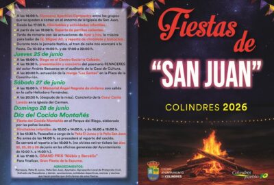 Fiestas de San Juan 2026 en Colindres: cartel, horarios y actividades