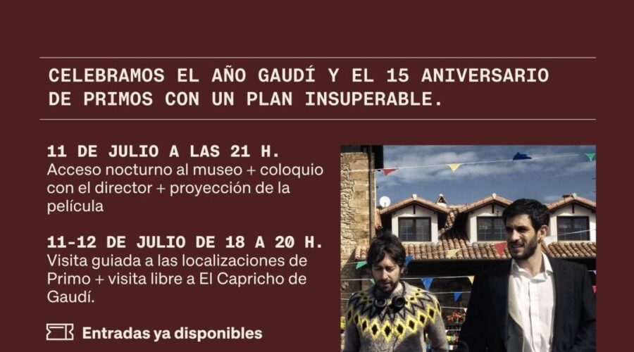 Proyección de Primos y Coloquio en El Capricho de Gaudí, Comillas 2026