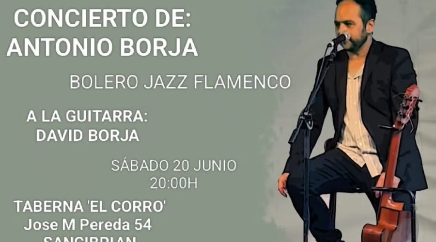 Concierto de Antonio Borja en Taberna El Corro