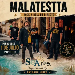 Concierto de Malatestta en Sea Playa, Ajo