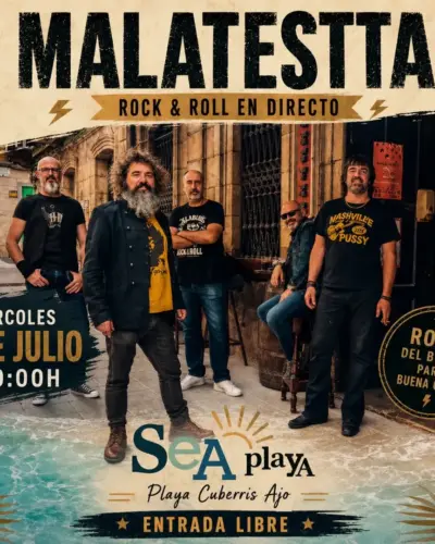 Concierto de Malatestta en Sea Playa, Ajo